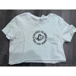 Pi Beta Phi Cropped Shirt‎ Pink Sorority